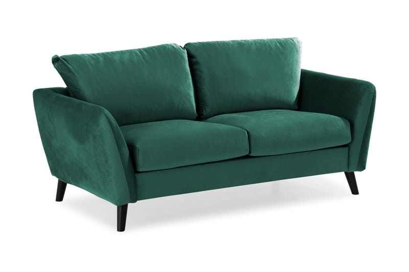 Trend 2-sits Sammetssoffa - Grön - Möbler - Soffa - Sammetssoffa