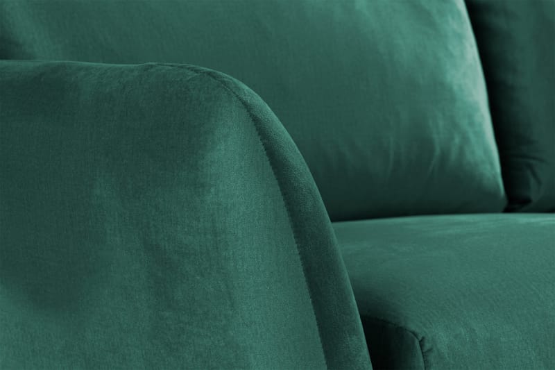 Trend 2-sits Sammetssoffa - Grön - Möbler - Soffa - Sammetssoffa