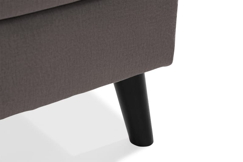 Trend 4-sits Vänstervänd U-formad Soffa med Divan och Schäslong i Sammet - Mörkgrå - Möbler - Soffa - Sammetssoffa