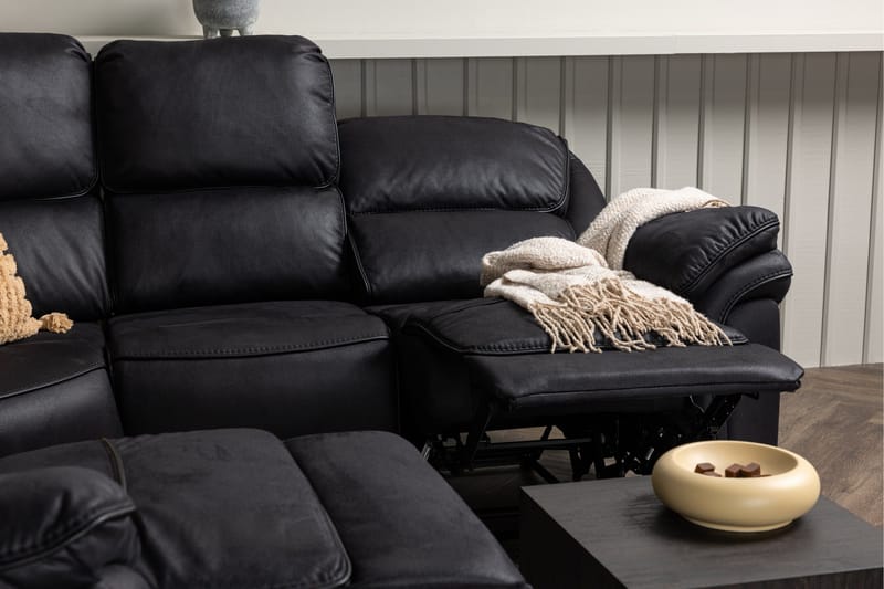 Saranda Reclinersoffa - Svart - Möbler - Soffa - Hörnsoffa