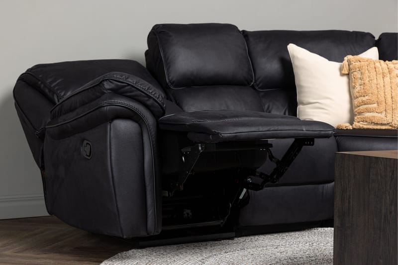 Saranda Reclinersoffa - Svart - Möbler - Soffa - Hörnsoffa