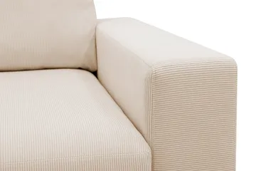 Scandi Djup 4-sits Soffa i Manchester - Beige - Möbler - Soffa - 4 sits soffa
