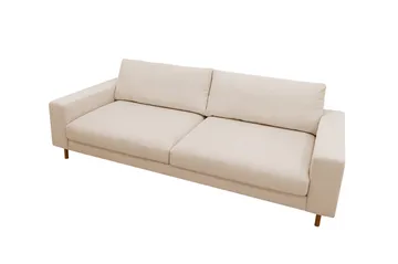 Scandi Djup 4-sits Soffa i Manchester - Beige - Möbler - Soffa - 4 sits soffa