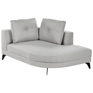 Schäslong Marum Vänstervänd - Grå - Möbler - Soffa - Dagbäddar