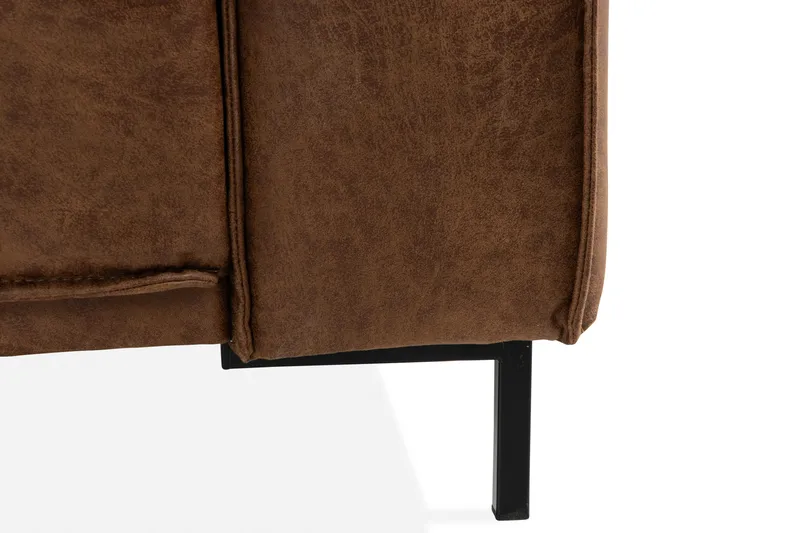 Akron 3-sits Soffa Bondedläder - Brun - Möbler - Soffa - Skinnsoffor