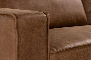 Akron 3-sits Soffa Bondedläder - Brun - Möbler - Soffa - Skinnsoffor