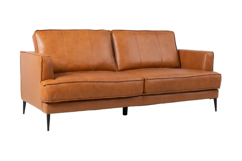 Leo Soffa Ljusbrun - Möbler - Soffa - Skinnsoffor