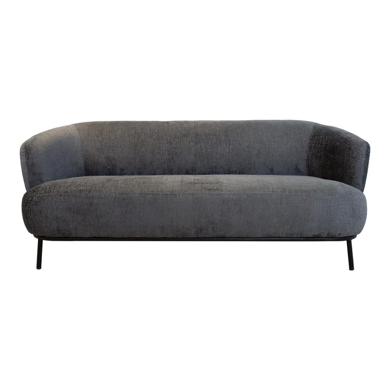 Soffa Gemala 2,5-sits - mörkgrå - Möbler - Soffa - Sammetssoffa