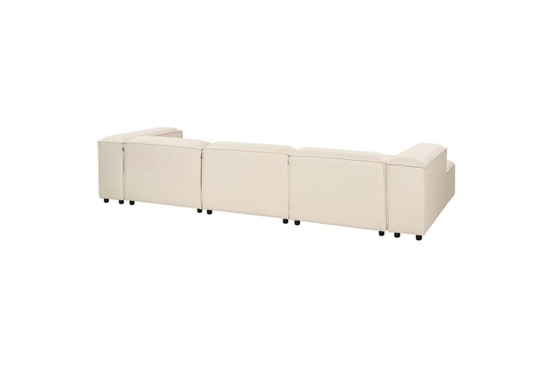 Soffa i höger hörn Ardal Beige/svart - Beige/svart - Möbler - Soffa - Soffgrupp