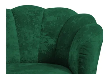 Adrial 3-sits Soffgrupp - Sammet/Rosa/Svart Krom - Möbler - Soffa - Soffgrupp