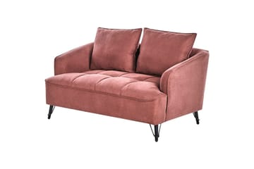 Soffgrupp Hobro Röd/Svart - Röd/Svart - Möbler - Soffa - Soffgrupp