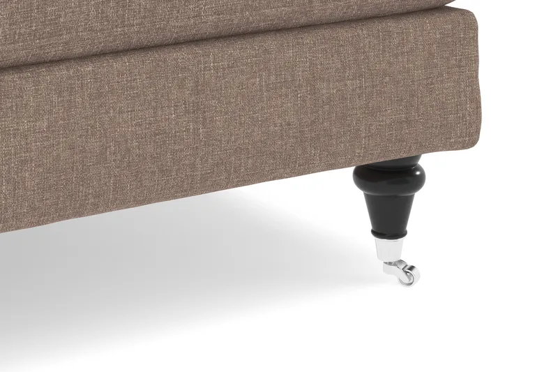 Howard Classic Soffgrupp 2-sits Soffa + Fåtölj i Tyg - Mörkbeige - Möbler - Soffa - Soffgrupp - Soffgrupp 3 2 1