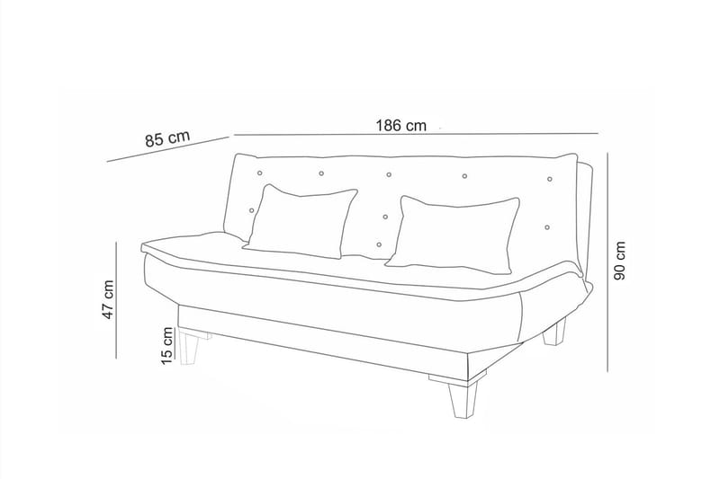 Hunterville Soffgrupp - Mörkblå - Möbler - Soffa - Soffgrupp