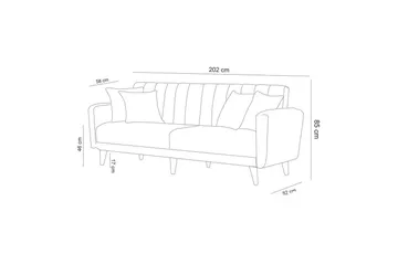 Lepinas Soffgrupp - Mörkblå - Möbler - Soffa - Soffgrupp