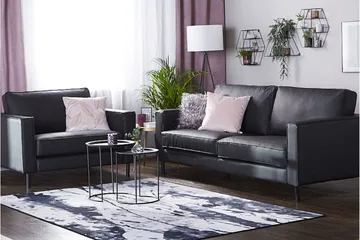 Savalen Soffgrupp 3-Sits+Fåtölj - Svart - Möbler - Soffa - Soffgrupp