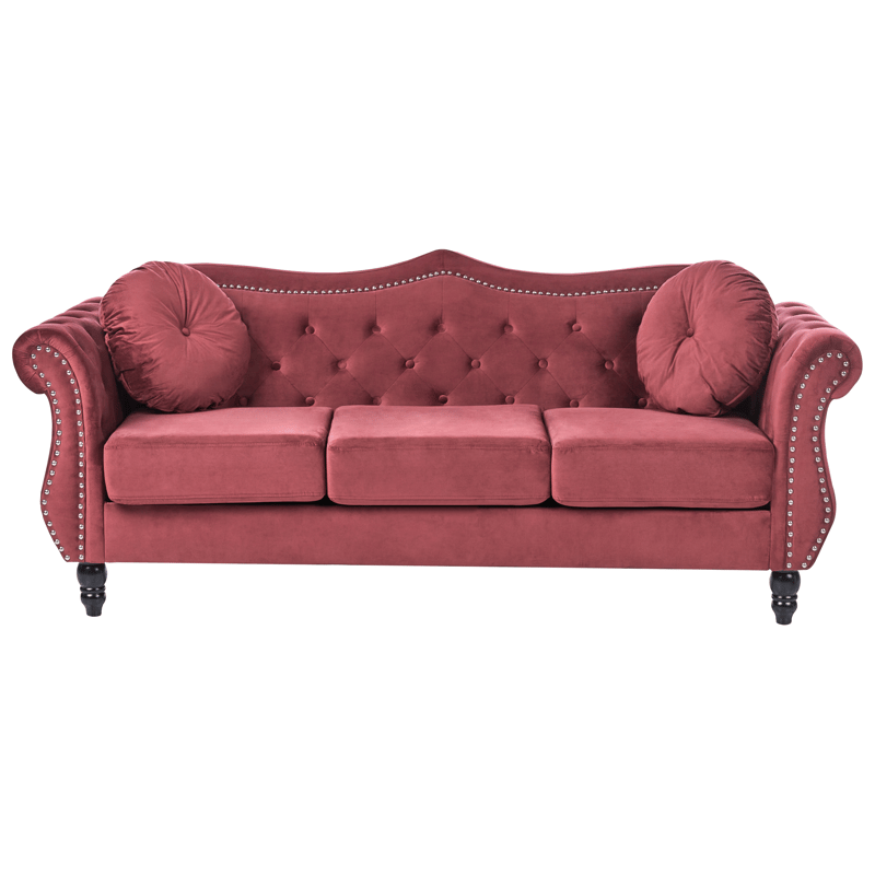 Soffgrupp Skien - Mörkröd - Möbler - Soffa - Soffgrupp - Soffgrupp 3 2 1