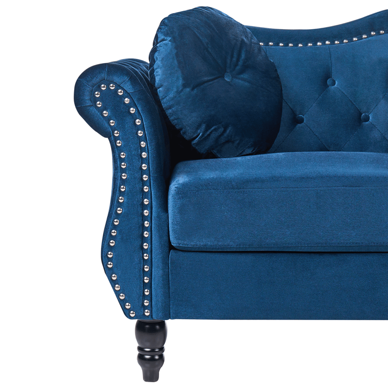 Soffgrupp Skien - Marinblå - Möbler - Soffa - Soffgrupp - Chesterfield soffgrupp