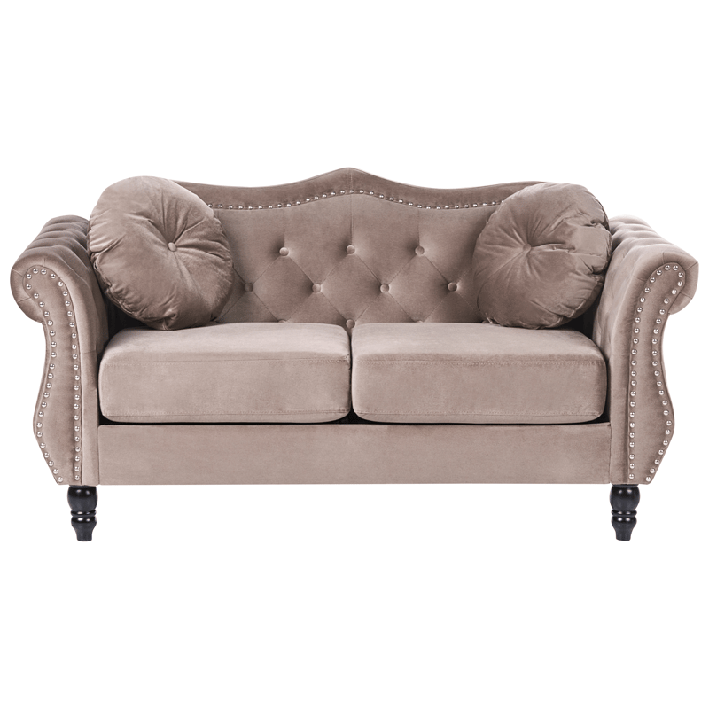 Soffgrupp Skien - Taupe - Möbler - Soffa - Soffgrupp - Chesterfield soffgrupp