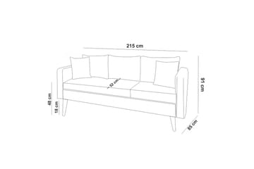Sofiko Soffgrupp - Antracit - Möbler - Soffa - Soffgrupp