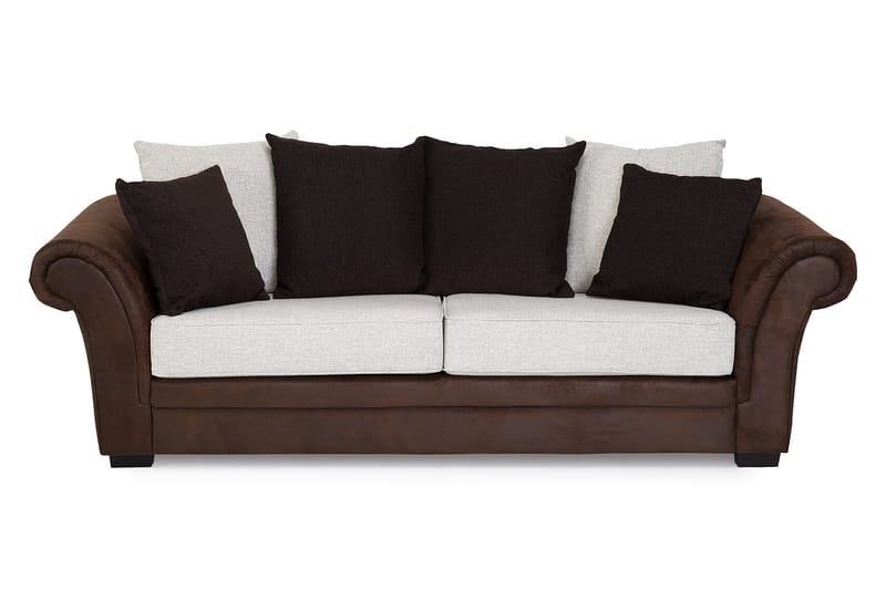 Toronto Soffgrupp 2-sits+3-sits - Brun/Beige - Möbler - Soffa - Soffgrupp - Soffgrupp 3 2 1