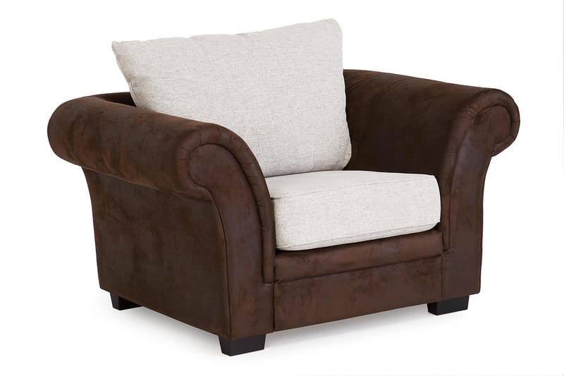 Toronto Soffgrupp 2-Sits+Fåtölj - Brun/Beige - Möbler - Soffa - Soffgrupp - Soffgrupp 3 2 1