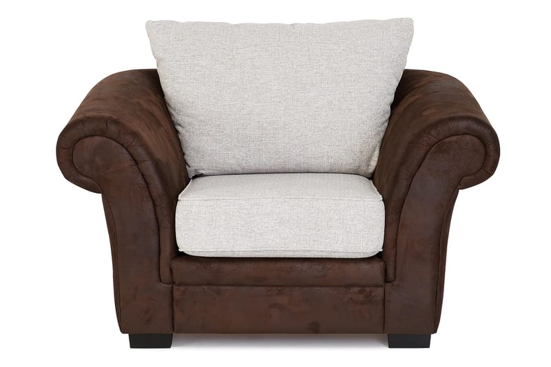Toronto Soffgrupp 2-Sits+Fåtölj - Brun/Beige - Möbler - Soffa - Soffgrupp - Soffgrupp 3 2 1