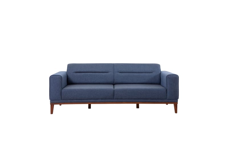 Wyong Soffgrupp 3-sits Soffa + Fåtölj - Mörkblå - Möbler - Soffa - Soffgrupp