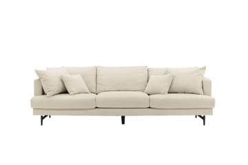 Sofia 3-sits Soffa 260 cm i Manchester - Beige - Möbler - Soffa - 3 sits soffa