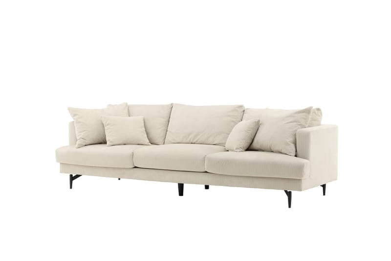 Sofia 3-sits Soffa 260 cm i Manchester - Beige - M öbler - Soffa - 3 sits soffa