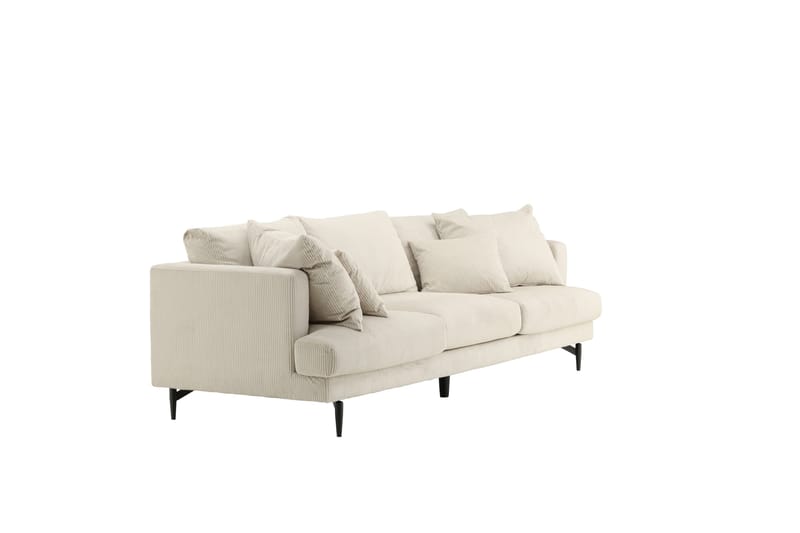 Sofia 3-sits Soffa 260 cm i Manchester - Beige - Möbler - Soffa - 3 sits soffa