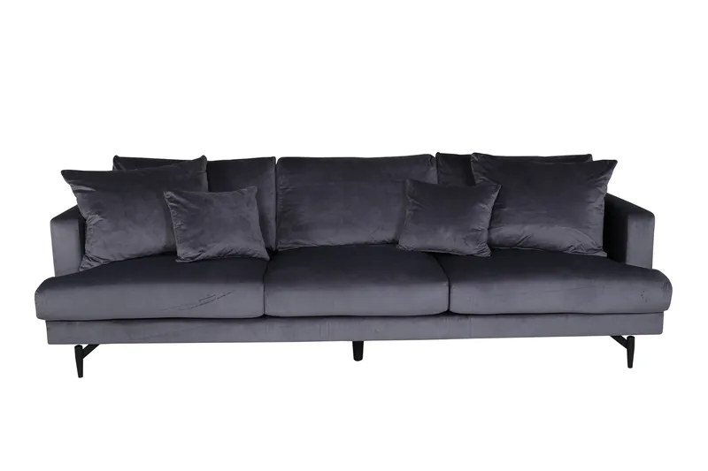Sofia 3-sits Soffa, Mörkgrå