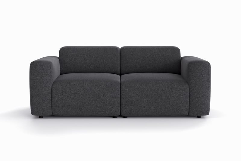 Torvasen 2-sits Soffa i Tyg, Svart