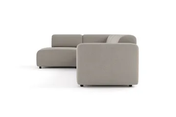 Torvasen 5-sits Soffa med Divan Vänster i Tyg - Ljusgrå - Möbler - Soffa - Divansoffor & schäslongsoffa