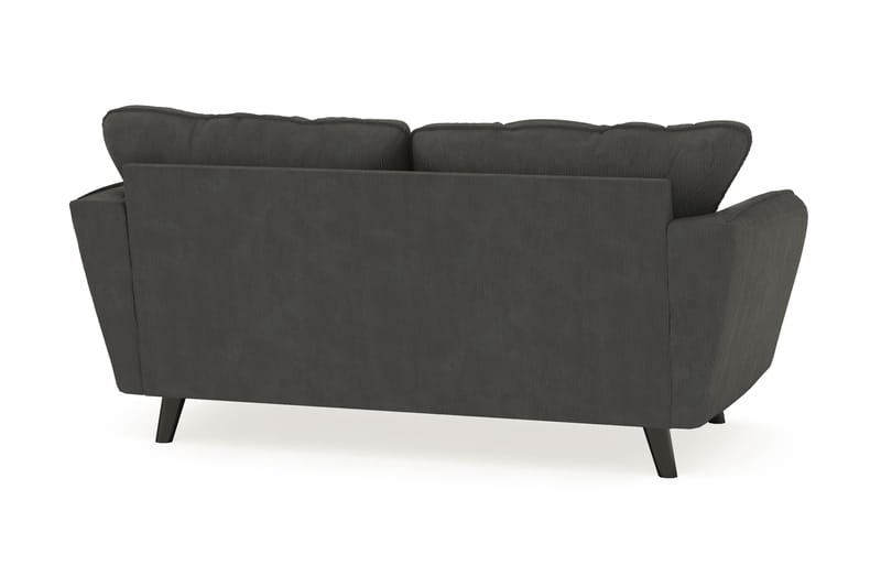 Trend Lyx 2-sits Manchestersoffa - Mörkgrå - Möbler - Soffa - 2 sits soffa