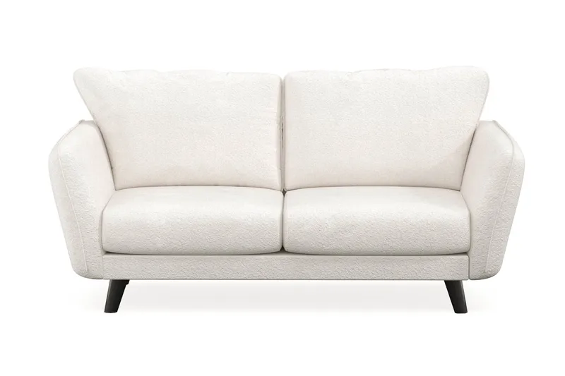 Trend Lyx 2-sits Soffa i Bouclé, Vit