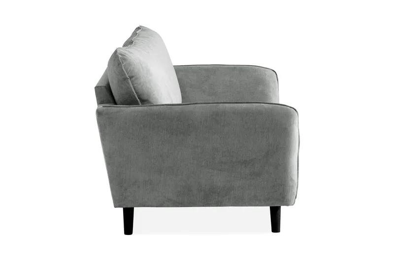 Trend Lyx 2-sits Tygsoffa - Grå - Möbler - Soffa - 2 sits soffa