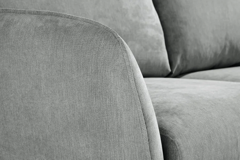 Trend Lyx 2-sits Tygsoffa - Grå - Möbler - Soffa - 2 sits soffa