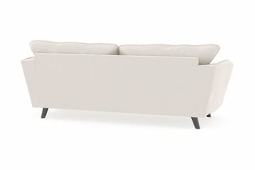 Trend Lyx 3-sits Sammetssoffa - Krämvit - Möbler - Soffa - Sammetssoffa