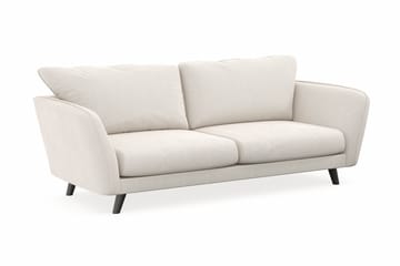 Trend Lyx 3-sits Sammetssoffa - Krämvit - Möbler - Soffa - Sammetssoffa