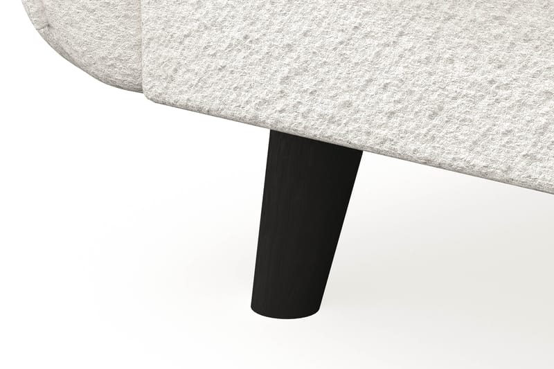 Trend Lyx 4-sits Högervänd U-formad Soffa med Divan och Schäslong i Bouclé - Vit - Möbler - Soffa - U-soffa