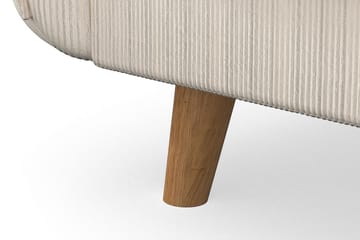 Trend Lyx 6-sits Vändbar L-formad Hörnsoffa i Manchestertyg - Beige - Möbler - Soffa - Hörnsoffa