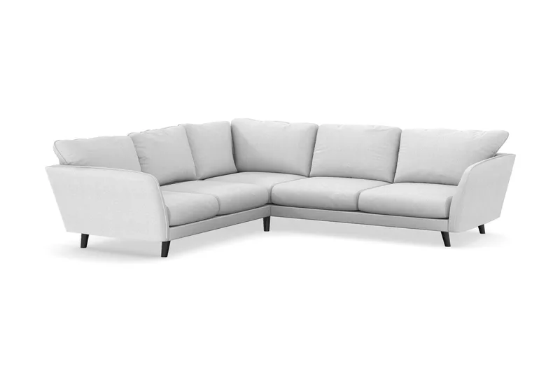 Trend Lyx 6-sits Vändbar L-formad Hörnsoffa i Tyg - Ljusgrå - Möbler - Soffa - Hörnsoffa