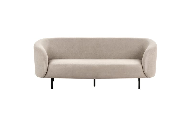 Tuka Soffa 3-sits, Beige/Svart/Grå