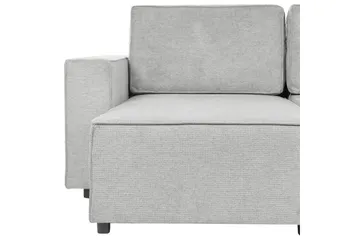 U-formad soffa Vatne Grå/svart - Grå/svart - Möbler - Soffa - Soffgrupp