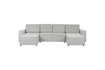 U-formad soffa Vatne Grå/svart - Grå/svart - Möbler - Soffa - Soffgrupp