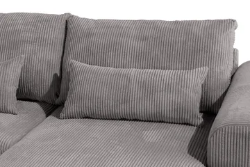 Copenhagen 5-sits Vänstervänd U-formad Soffa med Divan och Schäslong i Manchester - Mörkgrå - Möbler - Soffa - U-soffa