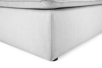 Optus Lyx 4-sits Vänstervänd U-formad Soffa med Divan och Schäslong i Tyg - Grå - Möbler - Soffa - U-soffa