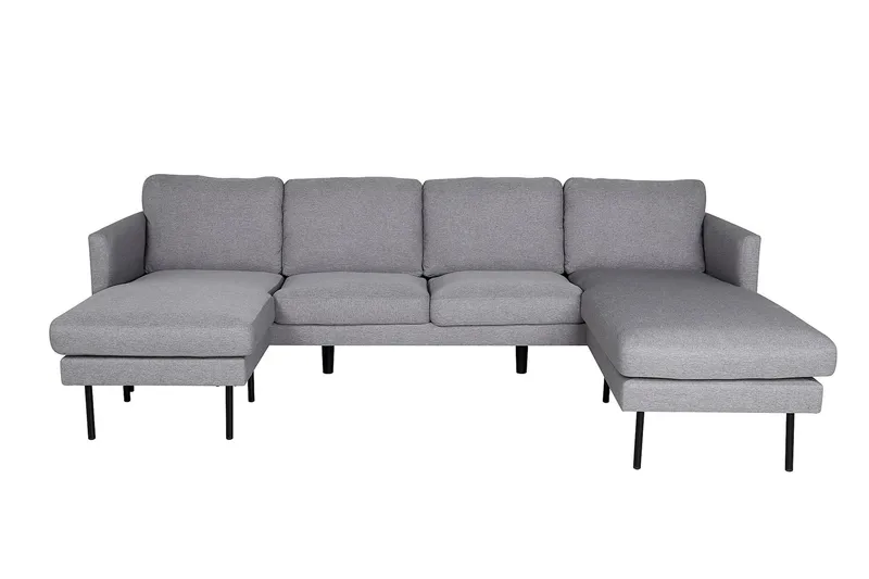 Zoom U-Soffa, Grå