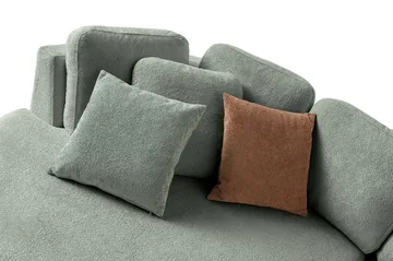 Venezia Hörnsoffa 310x75x105 cm - Liquid Green - Möbler - Soffa - Hörnsoffa