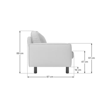 Vilsa 2-sits Soffa - Mörkgrön - Möbler - Soffa - Sammetssoffa